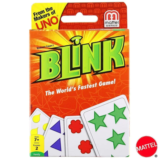 UNO Blink Card Game for Family Night, Travel Game & Gift for Kids for 2-10 Players
