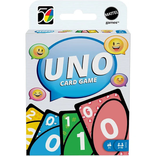UNO 2010's Classic Card Game for Family Night, Travel Game & Gift for Kids for 2-10 Players